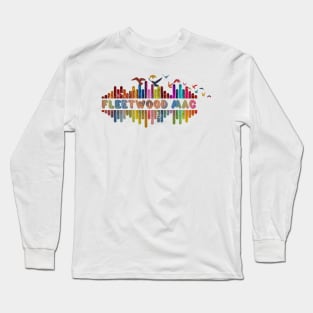 Tone Color Wave With Name-Fleetwood Mac Long Sleeve T-Shirt